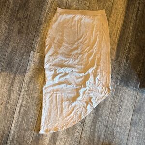 Bcbg elegant Cream Asymmetrical Skirt